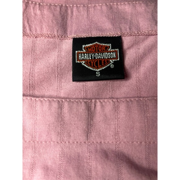 Harley Davidson Shirt Women's Pink Vintage Seattle Size Small - Picture 6 of 6